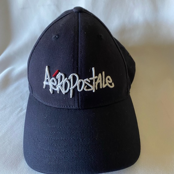 Men’s New AéRoPostALe Hat Cap NYC on the Back FlexFit Small/Medium - Picture 4 of 5